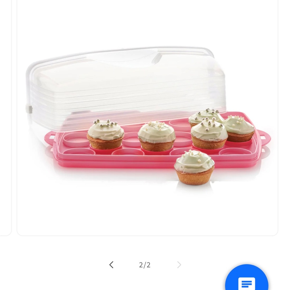 Tupperware cake taker/rectangular - Picture 2 of 2